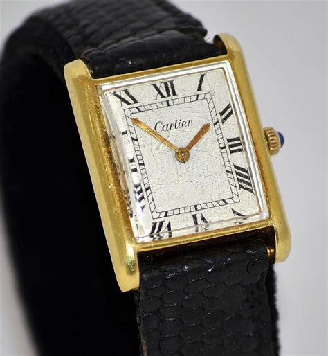 cartier tank electroplated|cartier full tank watch.